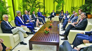 John Kerry se reúne con las FARC en Cuba