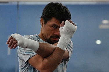 Pacquiao dice que ‘único peligro’ de cambiar rival es que el cubano Ugás es derecho