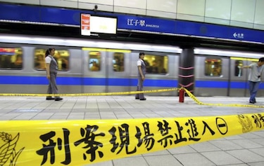 Joven borracho mata a cuatro personas en metro de Taipei