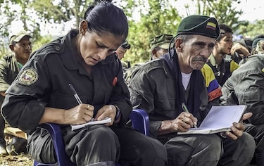 Clases para dejar la guerra: las FARC aprenden de paz en la selva