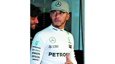 Lewis Hamilton, el más rápido en Brasil