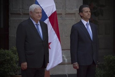 Presidente de México recibe a su homólogo de Panamá