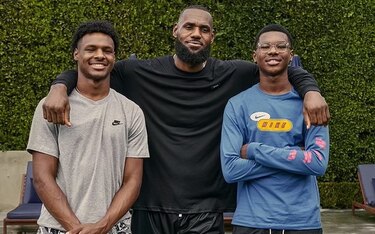El sueño de LeBron: ‘Necesito saltar a la pista con mi hijo’