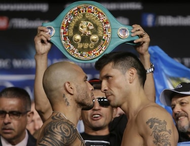 Cotto y Martínez, en peso y preparados para la batalla