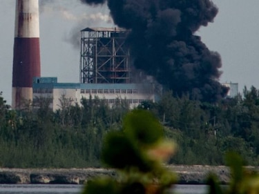 Se incendia un gran tanque de combustible en una de las mayores termoeléctricas de Cuba