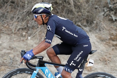 Nairo Quintana sufre rotura de ligamento del brazo derecho y se recuperará en Colombia