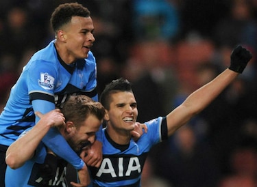 Tottenham se coloca a cinco puntos de Leicester