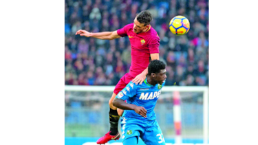 Roma empata 1-1 en casa