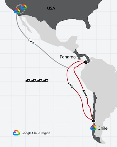 Google conectará a Panamá con Chile y Dominicana a través de dos cables submarinos de fibra óptica, confirma la AIG