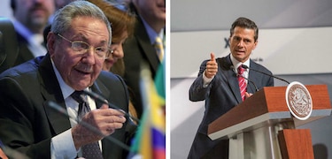 Raúl Castro llega a México tras largo distanciamiento