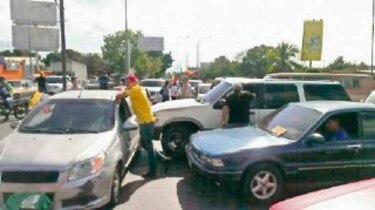 ´Trancazo´ en Barquisimeto