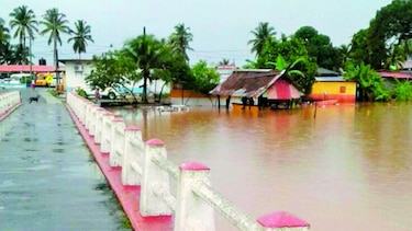 Lluvias provocan inundaciones en Colón