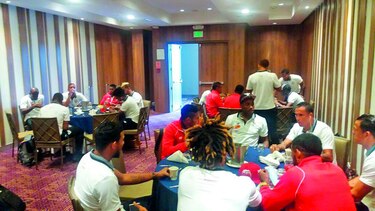 La selección ya está en el país