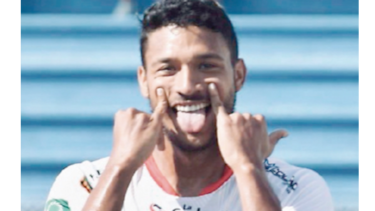 Jorman Aguilar iguala su mayor cifra de goles en el extranjero