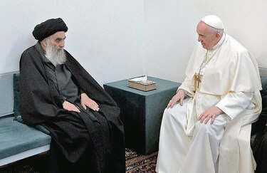 Histórica reunión entre el Papa y el Ayatolá
