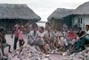 Despidiéndome de la gente y la escuelita de El Islote, 1970