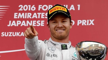 Nico Rosberg gana el GP de Japón