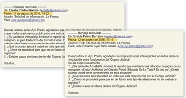 Ayú Prado ignoró denuncia a su asistente