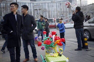 San Valentín, derrotado por el Año Nuevo chino