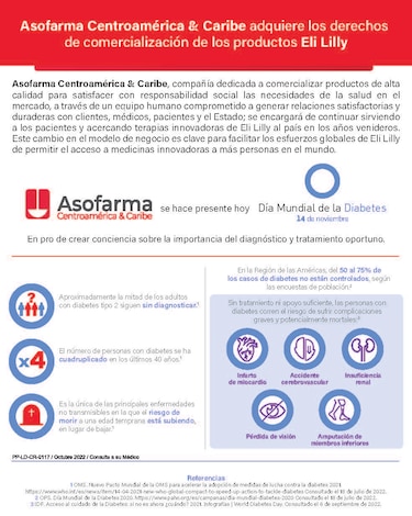 Asofarma Centroamérica & Caribe se hace presente en el Día Mundial de la Diabetes