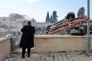 Ya son ocho los muertos tras caer un misil iraní cerca de Jerusalén