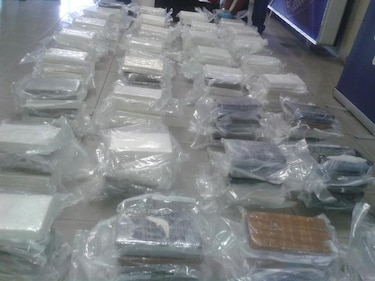 Decomisan 180 kilos de cocaína en Colón