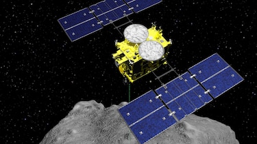 Sonda japonesa deja caer explosivo sobre asteroide