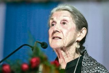 Fallece Nobel sudafricana