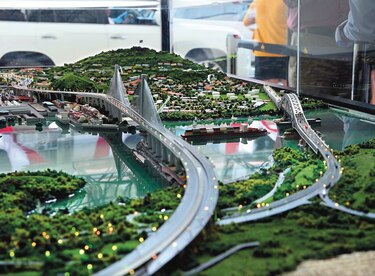Recorrido de un puente sin financiamiento 