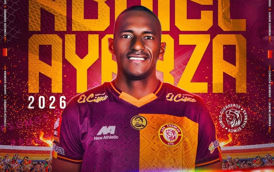 Abdiel Ayarza vuelve al fútbol peruano con Los Chankas