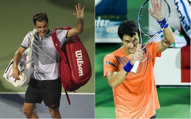 Donskoy sorprende y elimina a Federer en Dubái