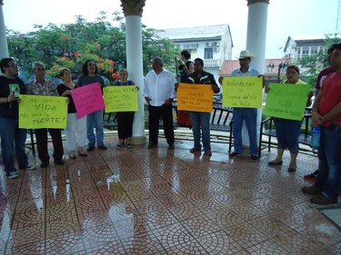 Azuerenses exigen el cierre definitivo de Campos de Pesé
