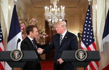 Trump y Macron defienden un 'nuevo acuerdo' con Irán sobre política nuclear