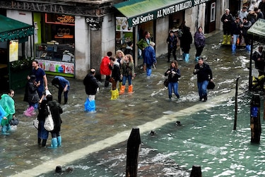  Hoteleros de Venecia, afectados por inundaciones