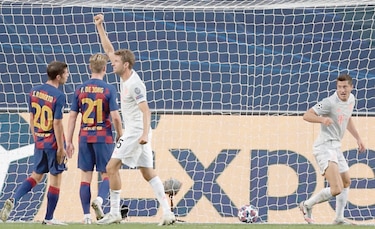 Bayern saca de jugada a Messi y Barcelona