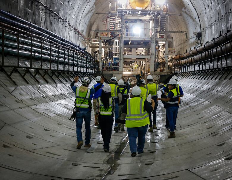 Tramo elevado y túnel subterráneo de la Línea 3 del Metro de Panamá avanzan a ritmos diferentes