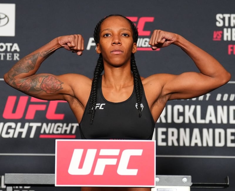 Joselyne Edwards ante su mayor reto en el UFC Fight Night de abril