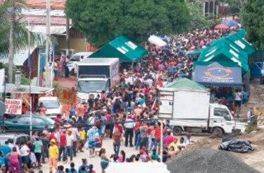 Cuatro horas para comprar alimentos