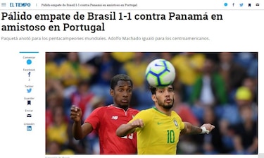 Reacciones: Selección panameña hace lucir mal a la poderosa Brasil