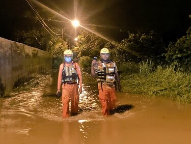 Sinaproc mantiene vigilancia tras afectaciones por lluvias en Bocas del Toro, trasladan a 17 familias