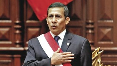 HRW pide investigar a Humala por crímenes