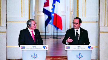 Hollande, con Cuba por el fin del embargo
