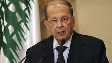 Exmilitar Michel Aoun, designado presidente del  Líbano