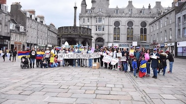 Venezolanos protestan en varias partes del mundo, incluyendo Panamá
