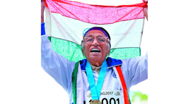 Atleta de 101 años, decepcionada