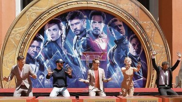 Avengers dejan sus huellas