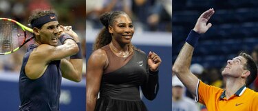 Buen arranque para Nadal, Del Potro y Serena