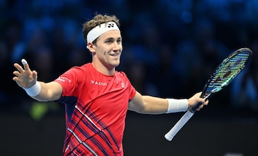 Ruud se cita con Djokovic en la final de la Copa de Maestros