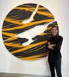 La geometría del Canal inspira la obra de Emmanuel Moses, exponente panameño del Op Art