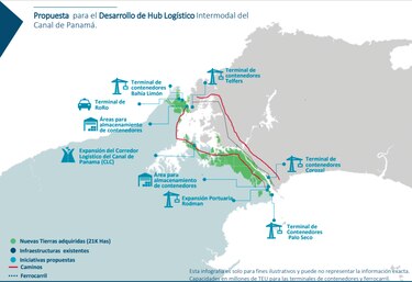 Canal de Panamá prepara licitación del gasoducto y proyecta la construcción de puertos